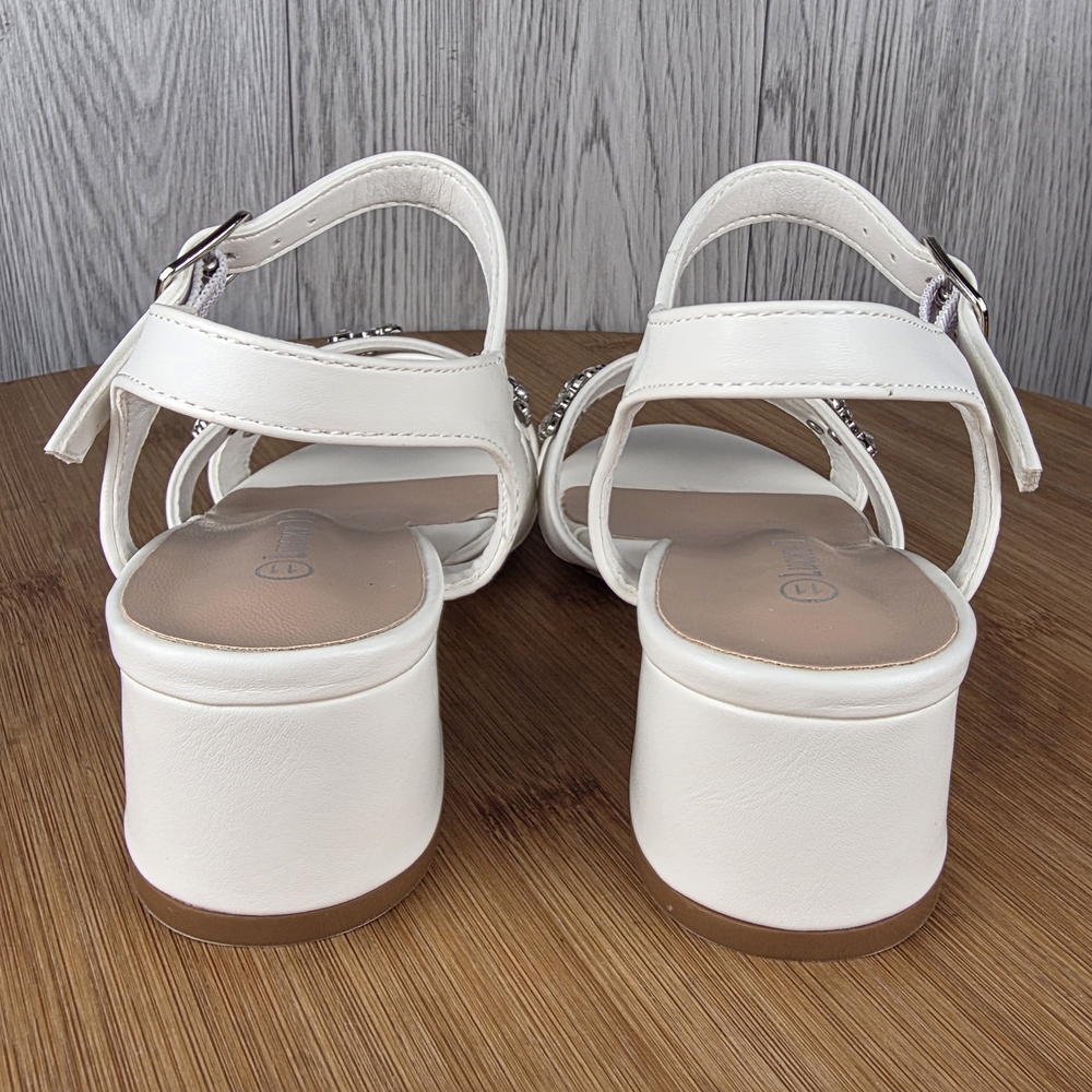 CHILDREN'S BUTTERFLY HEELS (ROSSIE1K WHITE) - Picture 6 of 6